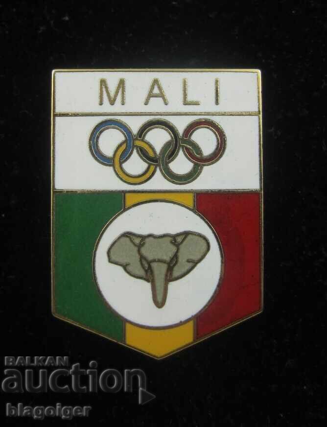 Insigna Olimpică - MALI Comitetul Olimpic - Foarte rar - Email Insigna Olimpică - MALI Comitetul Olimpic - Foarte rar - Email