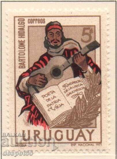 1972. Ουρουγουάη. 150 χρόνια από το θάνατο του Μπαρτολομέ Ιδάλγο