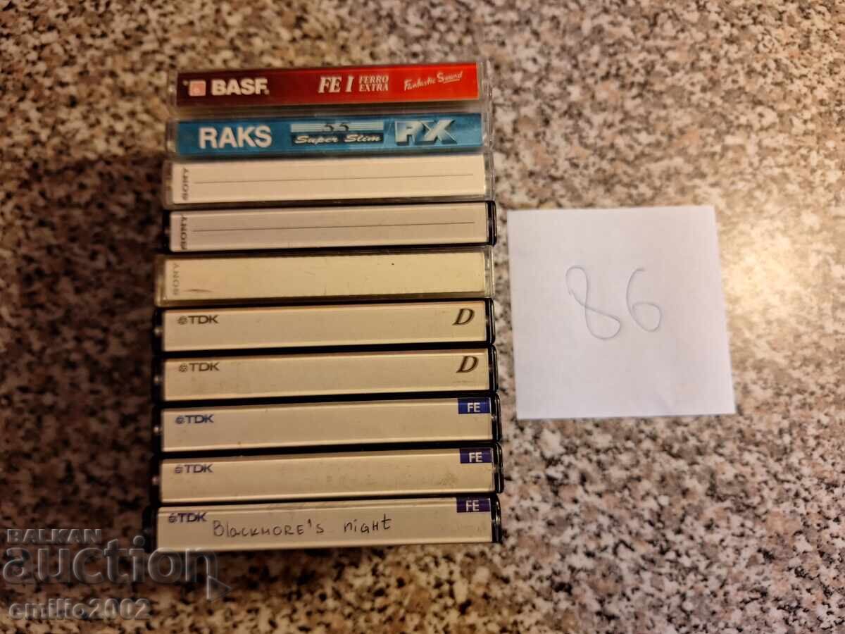 Audio cassettes 10pcs 85
