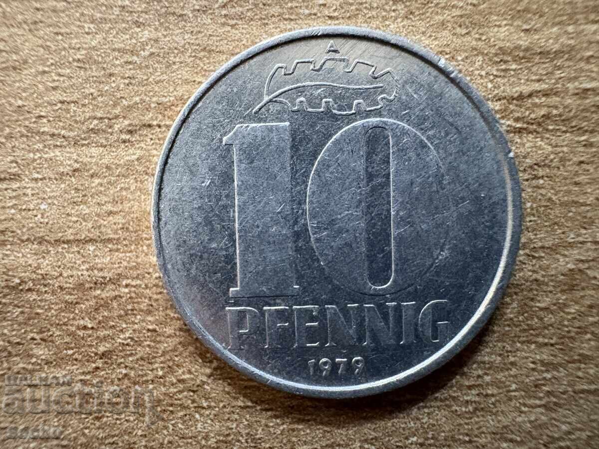 GDR - 10 Pfennig (1979)