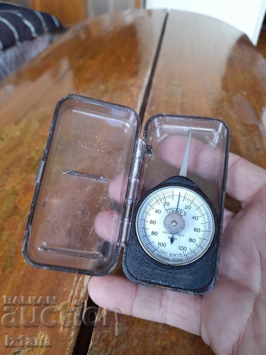 Γραμμόμετρο, Δυναμόμετρο CORREX HAAG-STREIT Bern με τιμή 90.00 BGN | € 46.02 Γραμμόμετρο, Δυναμόμετρο CORREX HAAG-STREIT Bern με τιμή 90.00 BGN | € 46.02