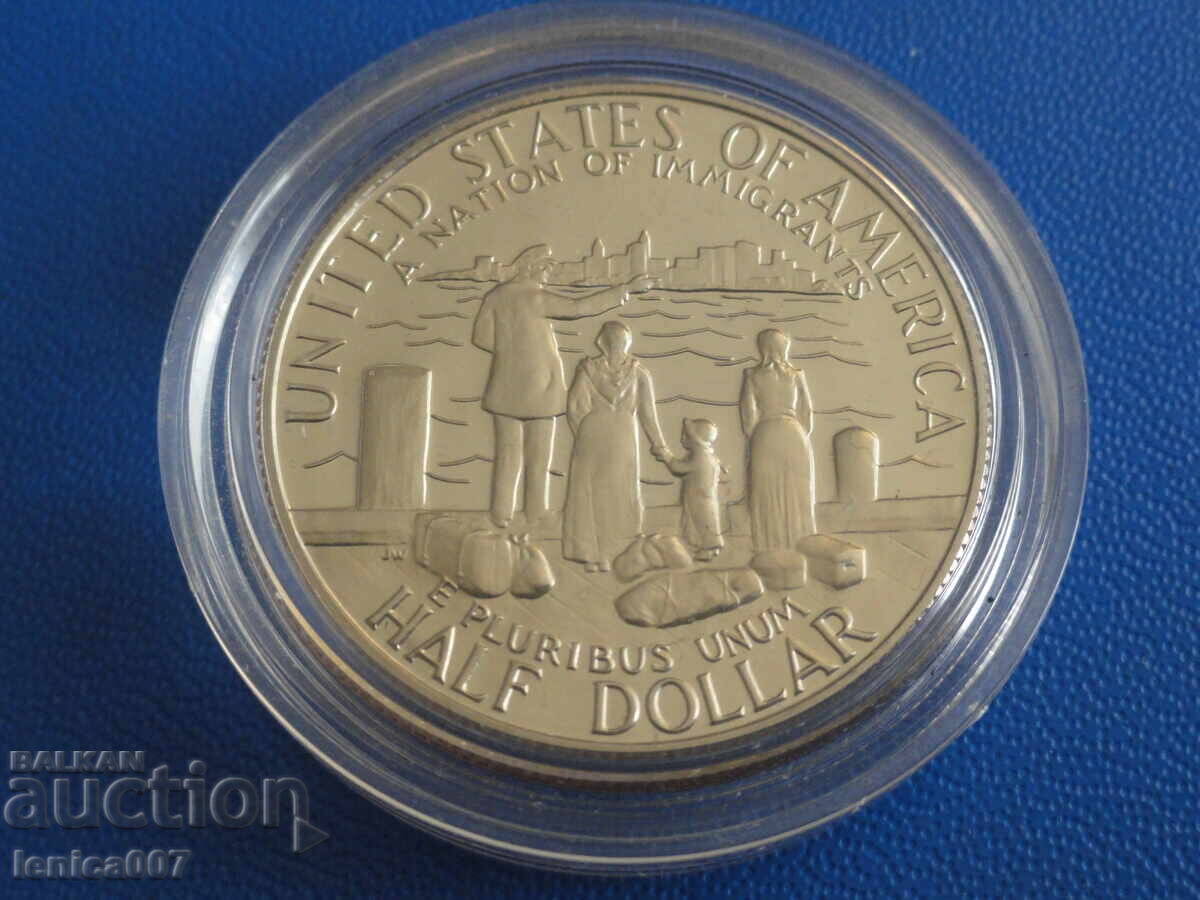 Доставка на САЩ 1986г. - 1/2 долар ''Статуята на Свободата'' (S) Proof Доставка на САЩ 1986г. - 1/2 долар ''Статуята на Свободата'' (S) Proof