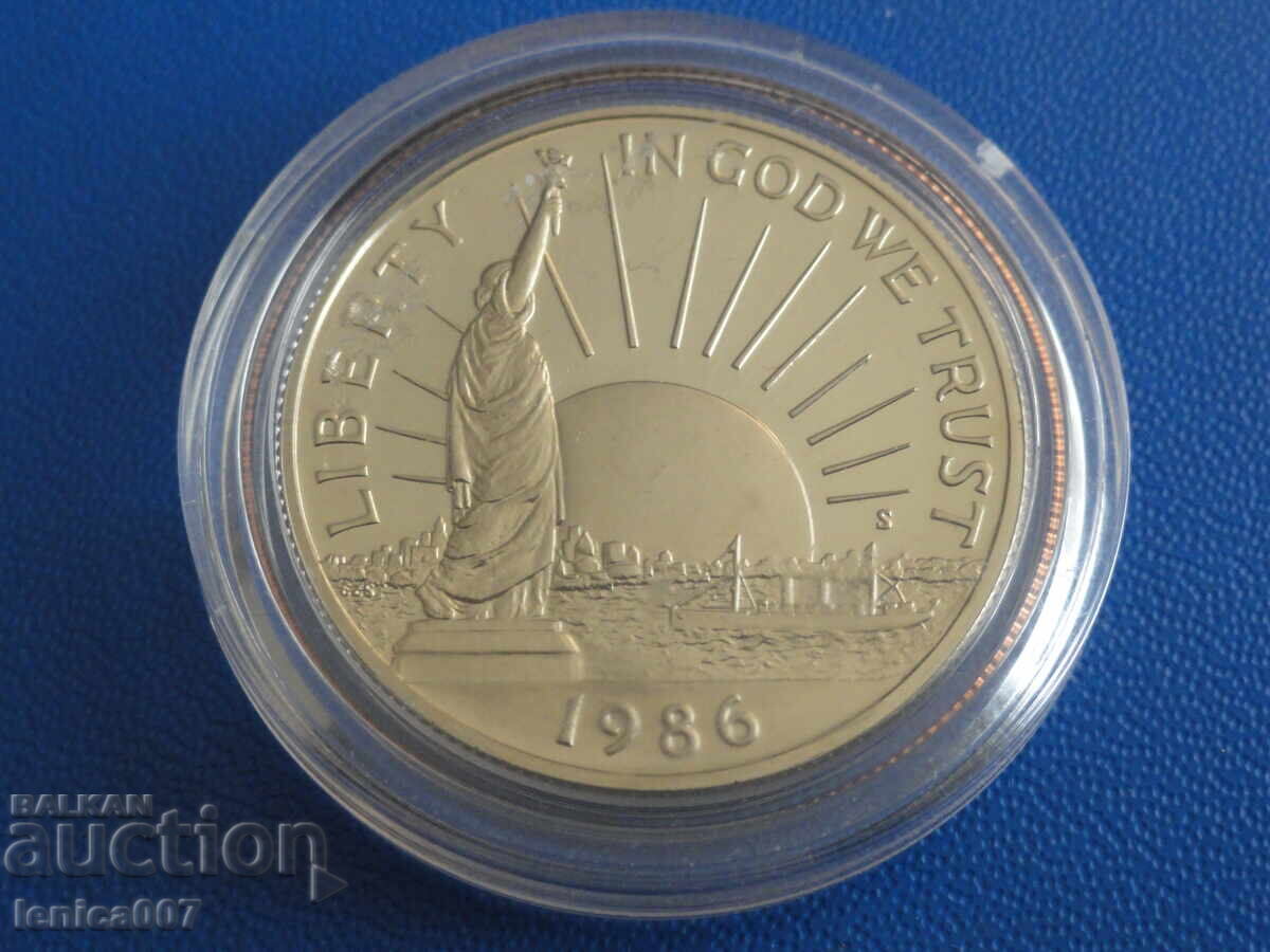 САЩ 1986г. - 1/2 долар ''Статуята на Свободата'' (S) Proof САЩ 1986г. - 1/2 долар ''Статуята на Свободата'' (S) Proof