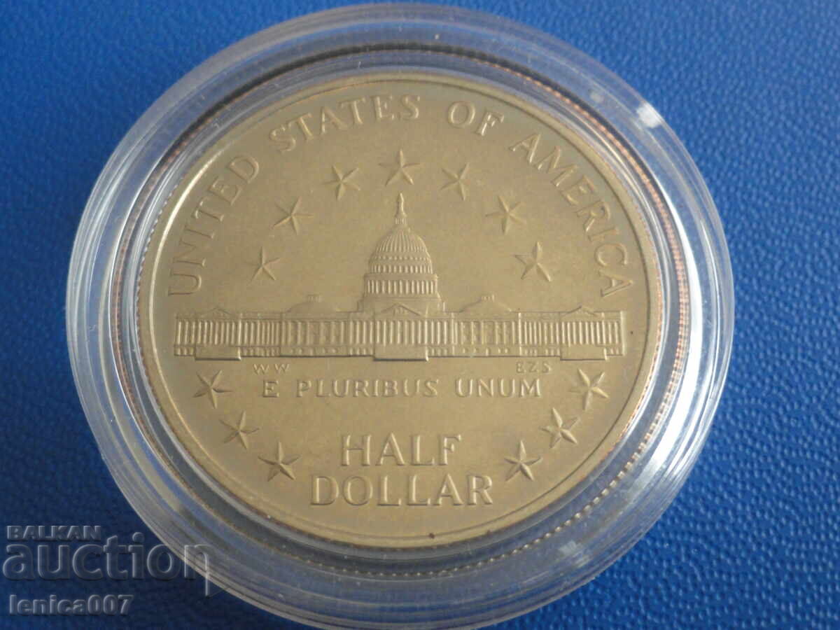 SUA 1989 - 1/2 dolar ''200 ani de Congresul SUA'' (S) Proof cu preț 38.00 BGN | € 19.43