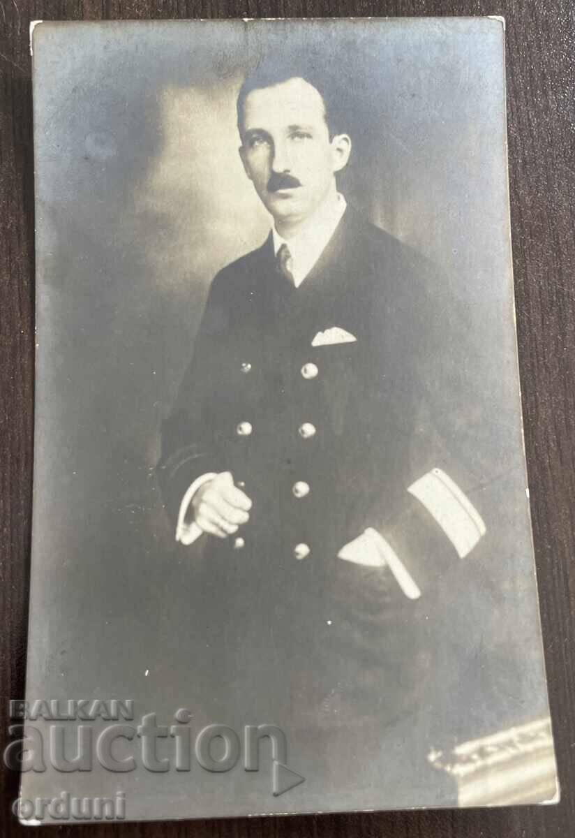 4905 Regatul Bulgariei Țarul Boris în uniformă de marinar anii '30 4905 Regatul Bulgariei Țarul Boris în uniformă de marinar anii '30