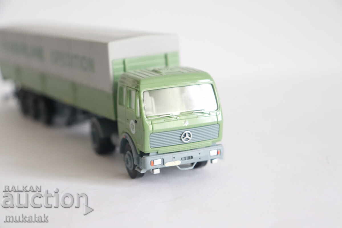 HERPA H0 1/87 MERCEDES BENZ TRUCK MODEL SEMI-TRAILER - 5