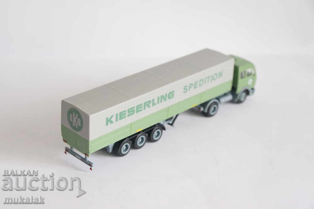 HERPA H0 1/87 MERCEDES BENZ TRUCK MODEL SEMI-TRAILER - 6