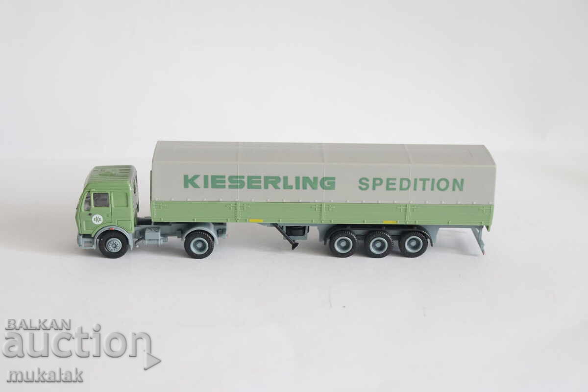 HERPA H0 1/87 MERCEDES BENZ TRUCK MODEL SEMI-TRAILER