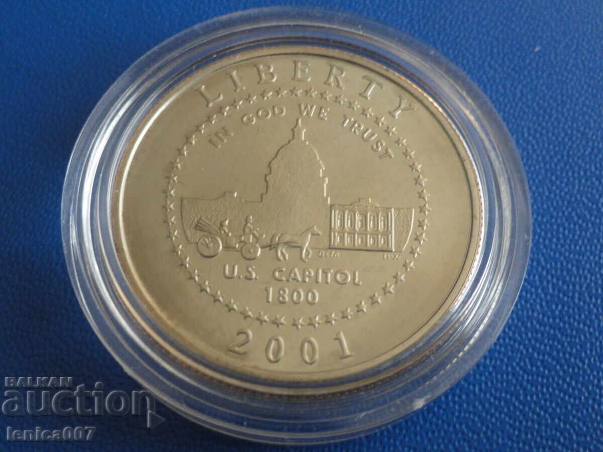САЩ 2001г. - 0,50 долар ''Капитолия'' (P) BU - 6