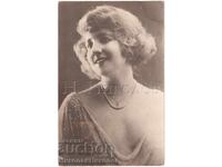 Old Movie Card Actress Huguette Duflos D669