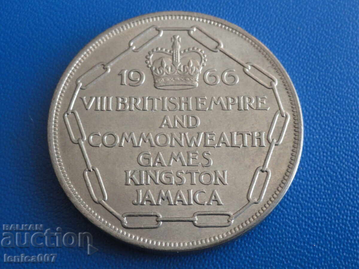 Licitație Jamaica 1966 - 5 șilingi "VIII Jocuri ale Commonwealth-ului"