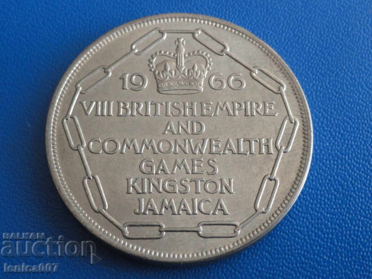 Jamaica 1966 - 5 șilingi "VIII Jocuri ale Commonwealth-ului" - 5