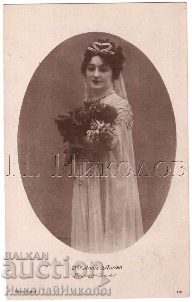 VECHE CĂRȚICĂ FILM ACTRIȚA ANNI AURIAN D671