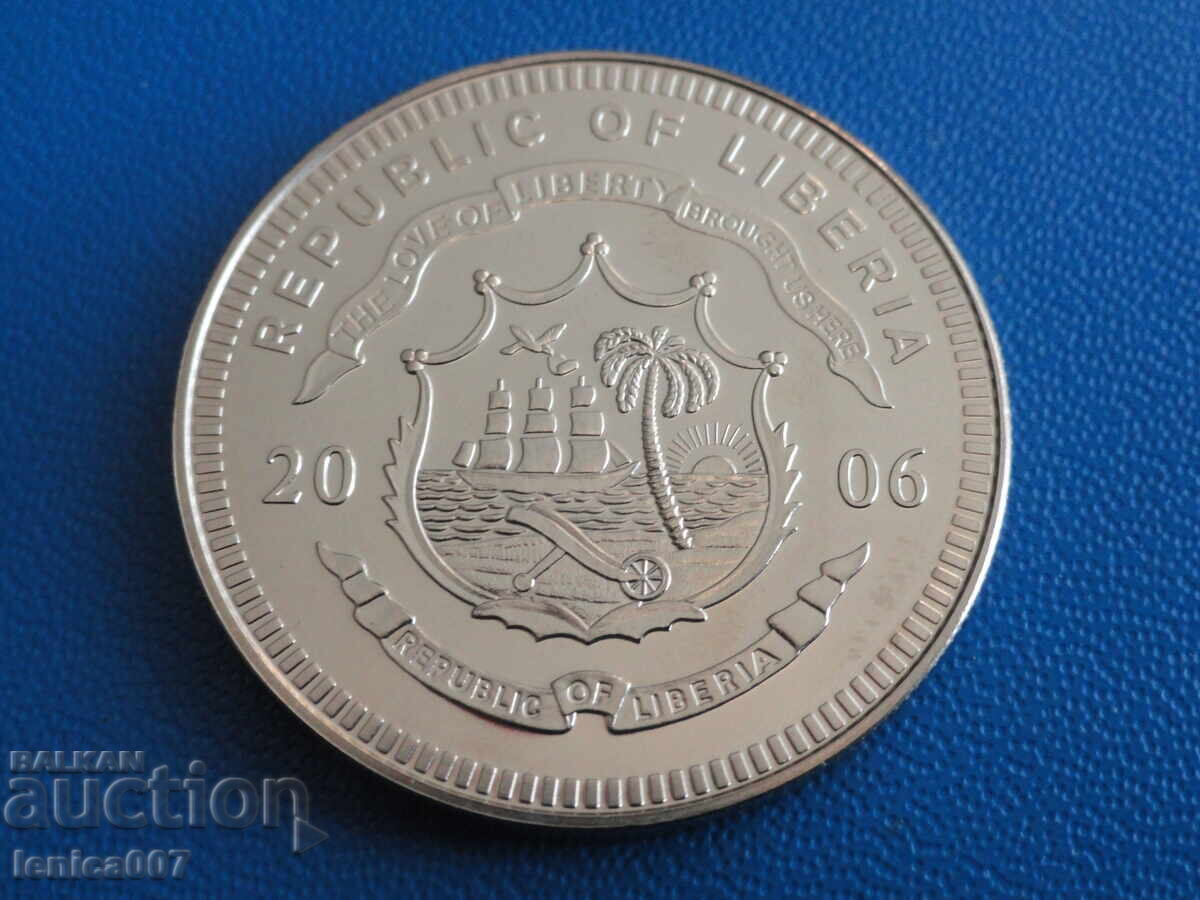 Liberia 2006 - 5 dolari ''Statuia Libertății'' - 6