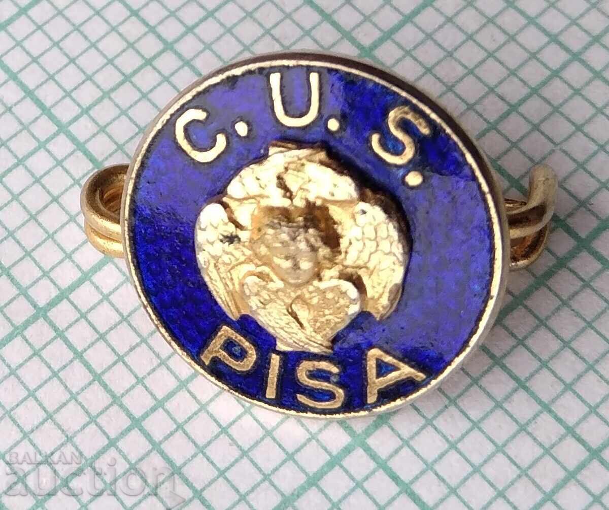 18838 Σήμα - C.U.S. Pisa - αθλητικά - μπρονζέ σμάλτο με τιμή 2.00 BGN | € 1.02