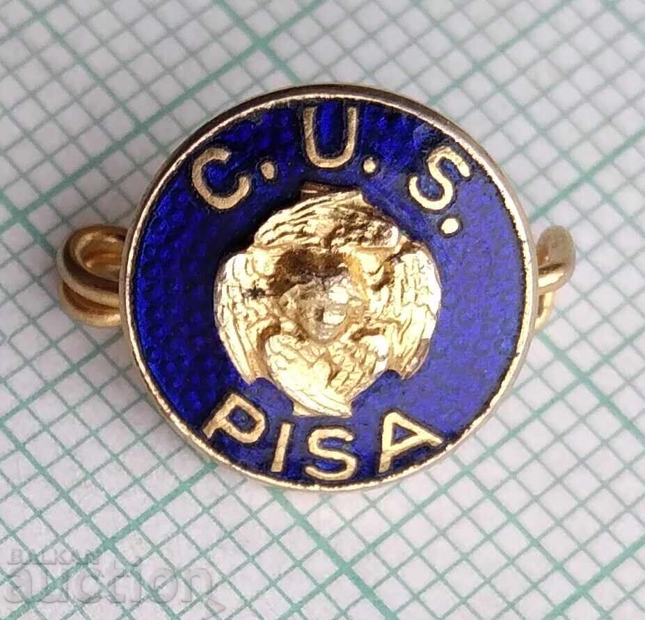 18838 Σήμα - C.U.S. Pisa - αθλητικά - μπρονζέ σμάλτο