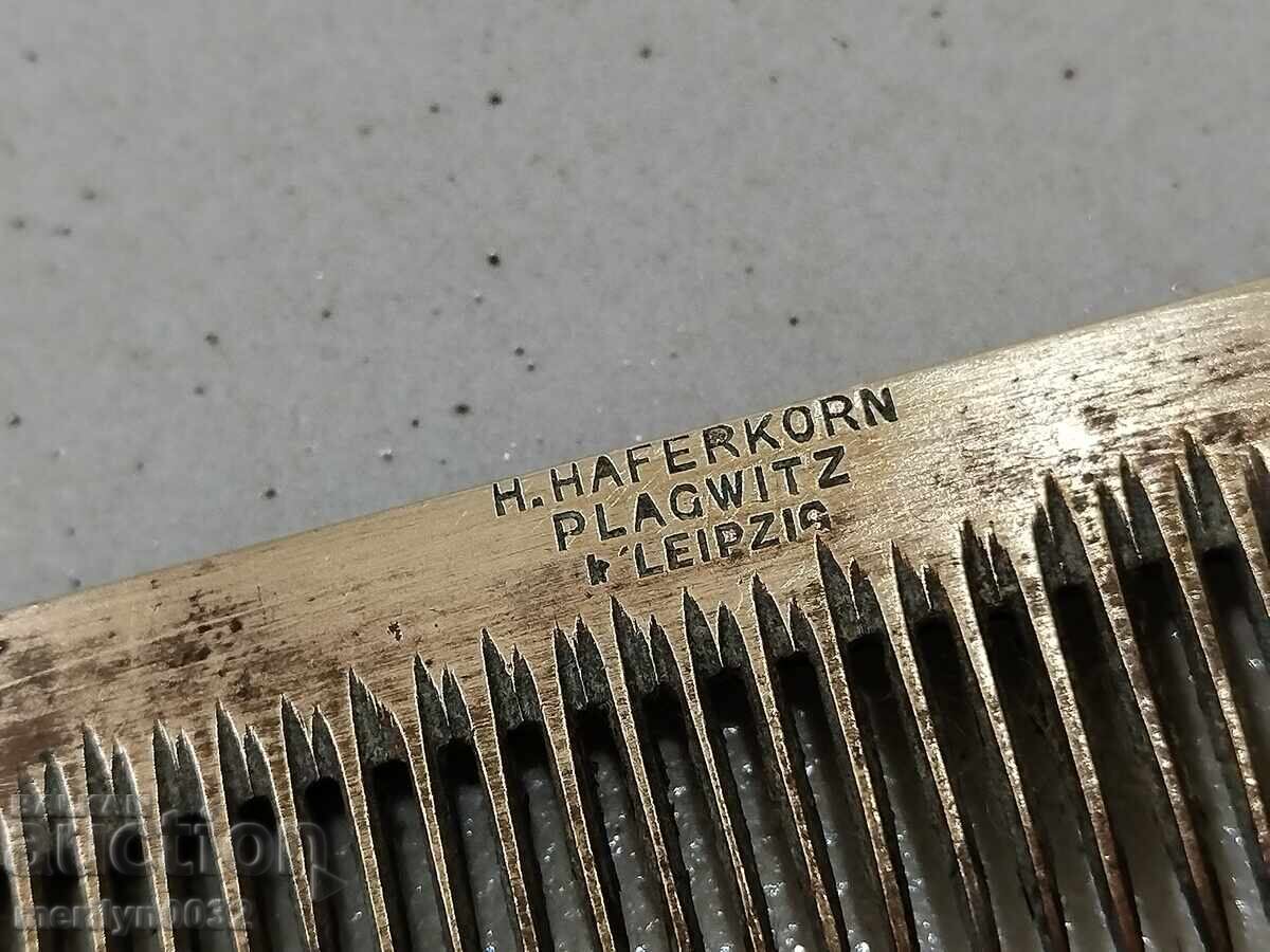 Μαρκόφ γερμανικό ορειχάλκινο χτένι Λειψία