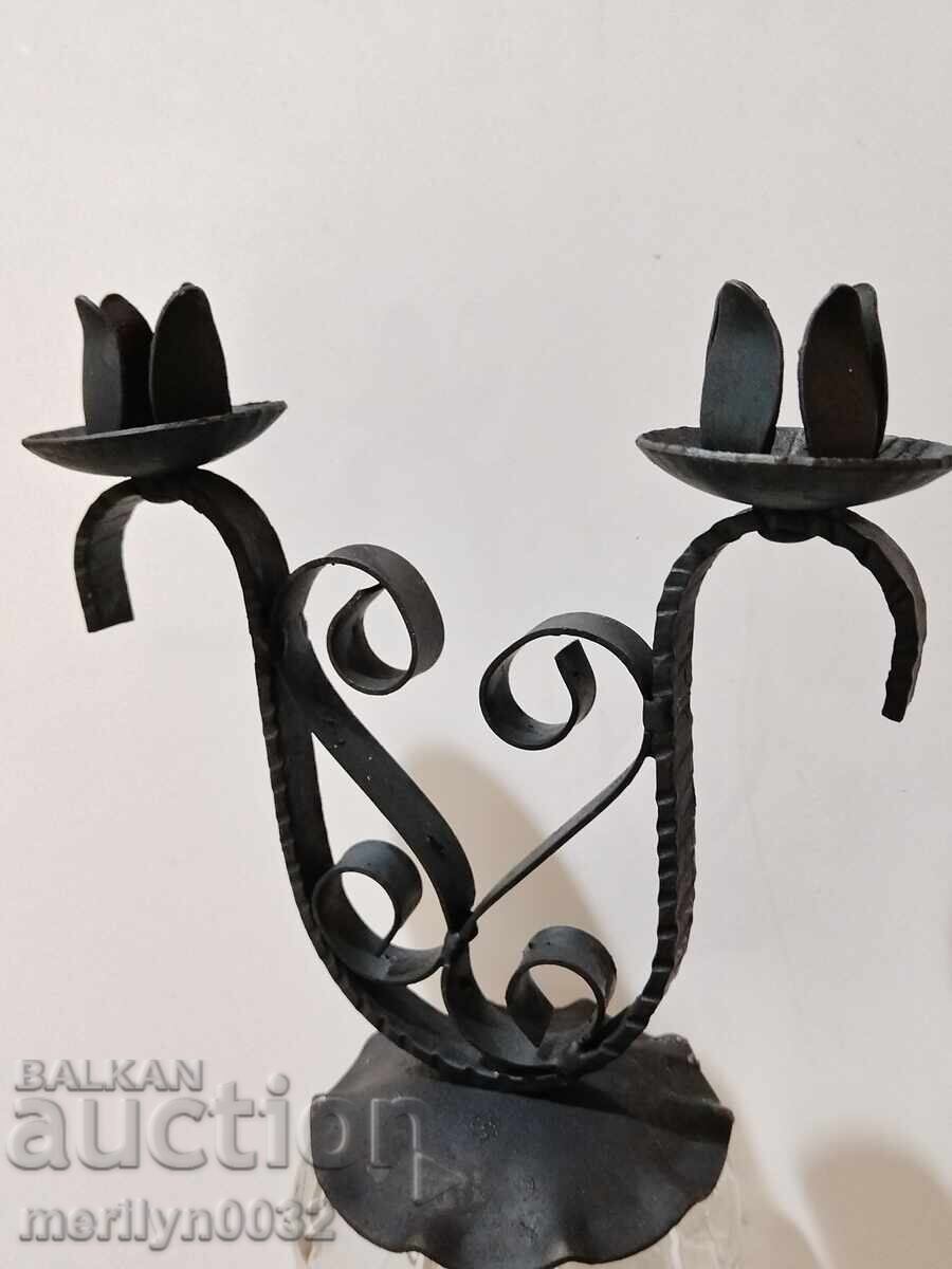 Свещник ковано желязо с цена 39.00 лв. | € 19.94 Свещник ковано желязо с цена 39.00 лв. | € 19.94