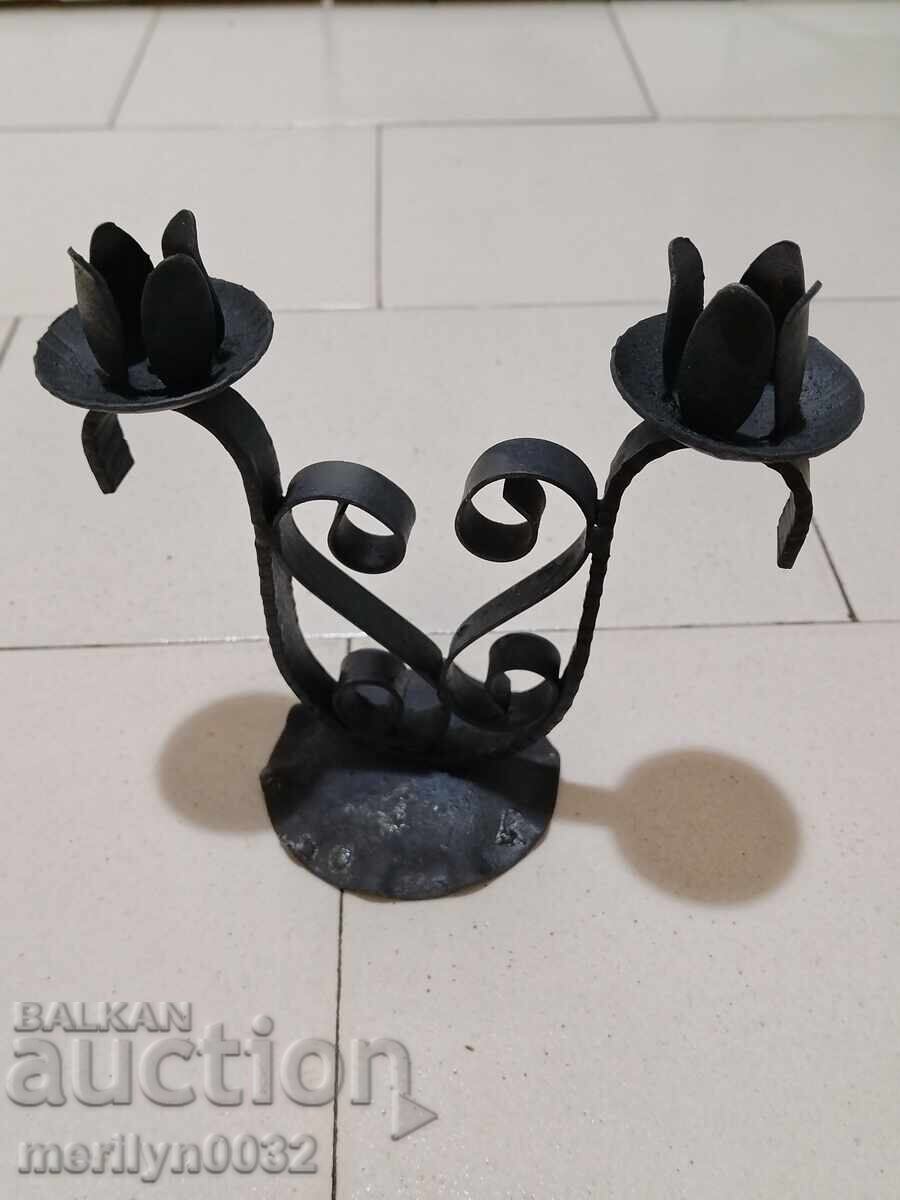 Свещник ковано желязо Свещник ковано желязо