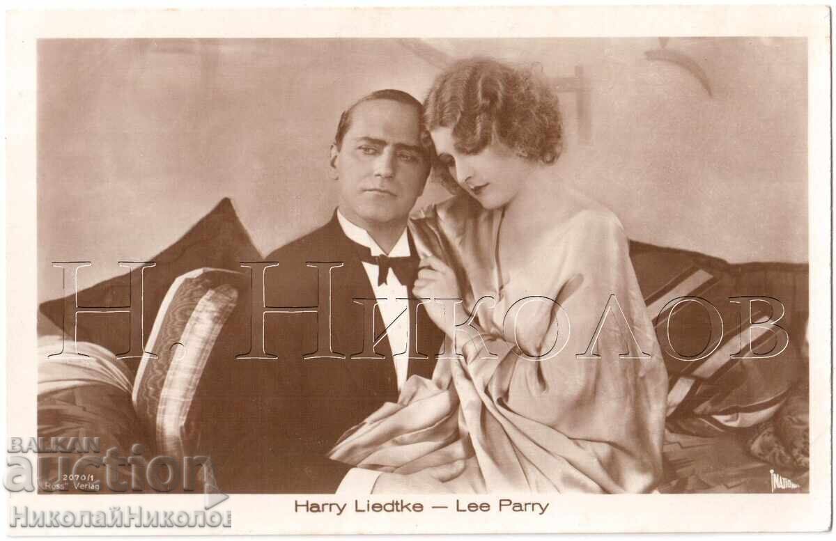Old Cinema Film Card Artist Harry Liedtke Lie Money D685