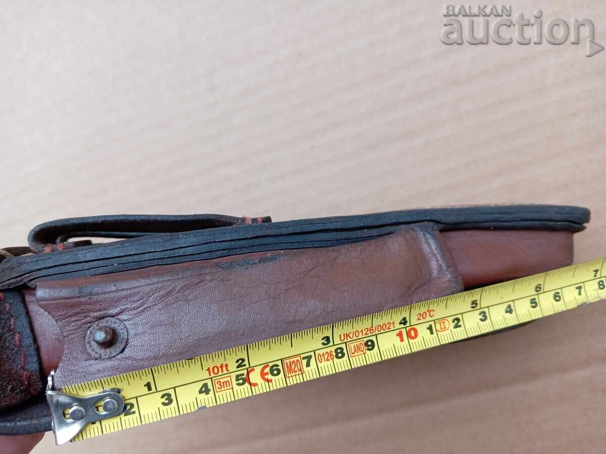 Licitație Toc din piele naturală pentru pistol Luger P-08 WW2 WWII Licitație Toc din piele naturală pentru pistol Luger P-08 WW2 WWII