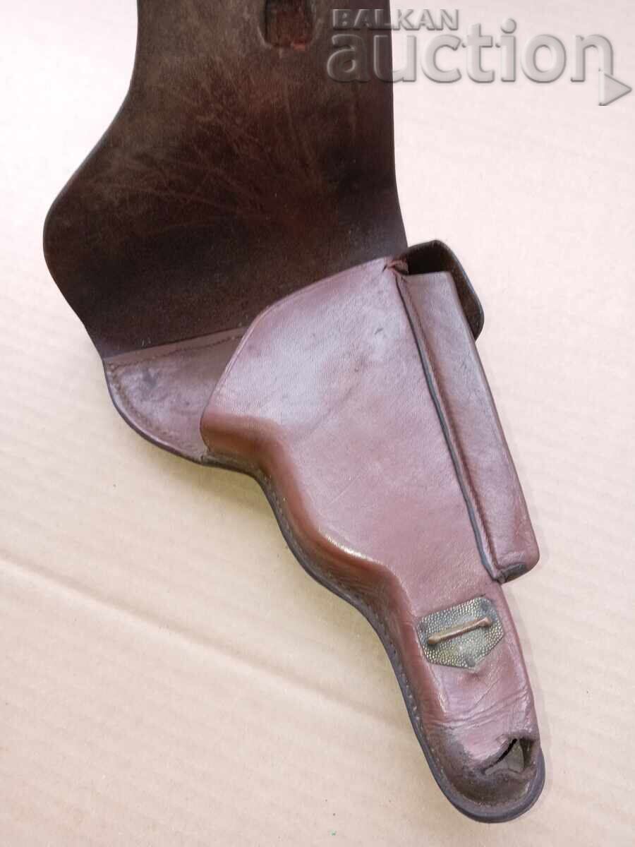 Toc din piele naturală pentru pistol Luger P-08 WW2 WWII - 5 Toc din piele naturală pentru pistol Luger P-08 WW2 WWII - 5
