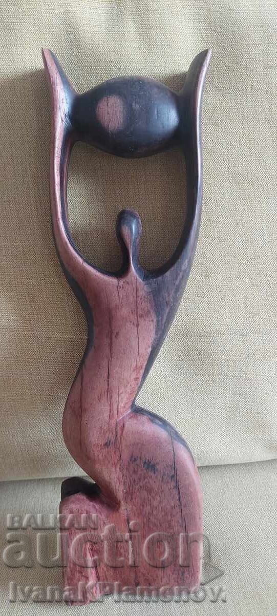 Livrarea Sculptură în lemn masiv pentru cunoscători, excelentă, 30cm Livrarea Sculptură în lemn masiv pentru cunoscători, excelentă, 30cm