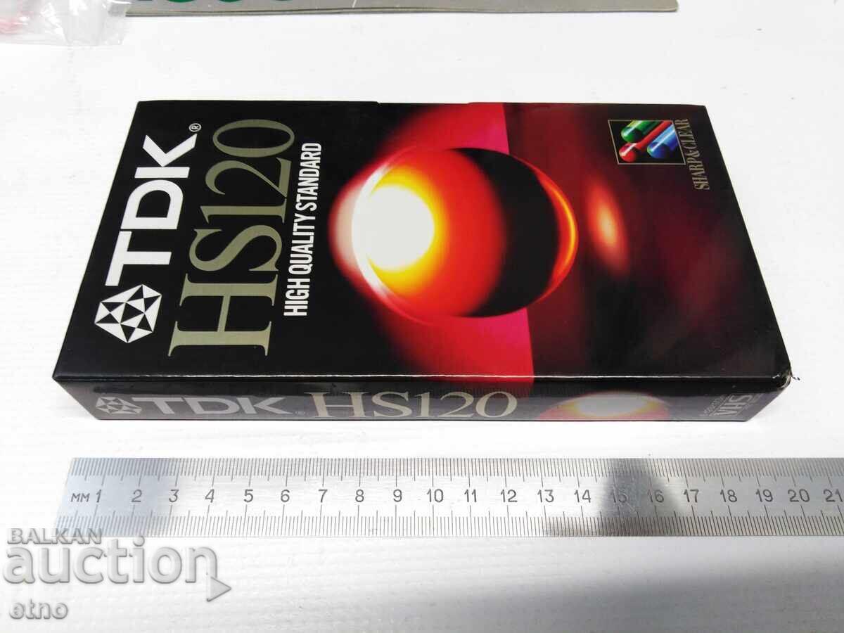1 τεμάχιο ΚΑΙΝΟΥΡΓΙΑ ΒΙΝΤΕΟ ΚΑΣΕΤΑ - TDK HS120 - 6
