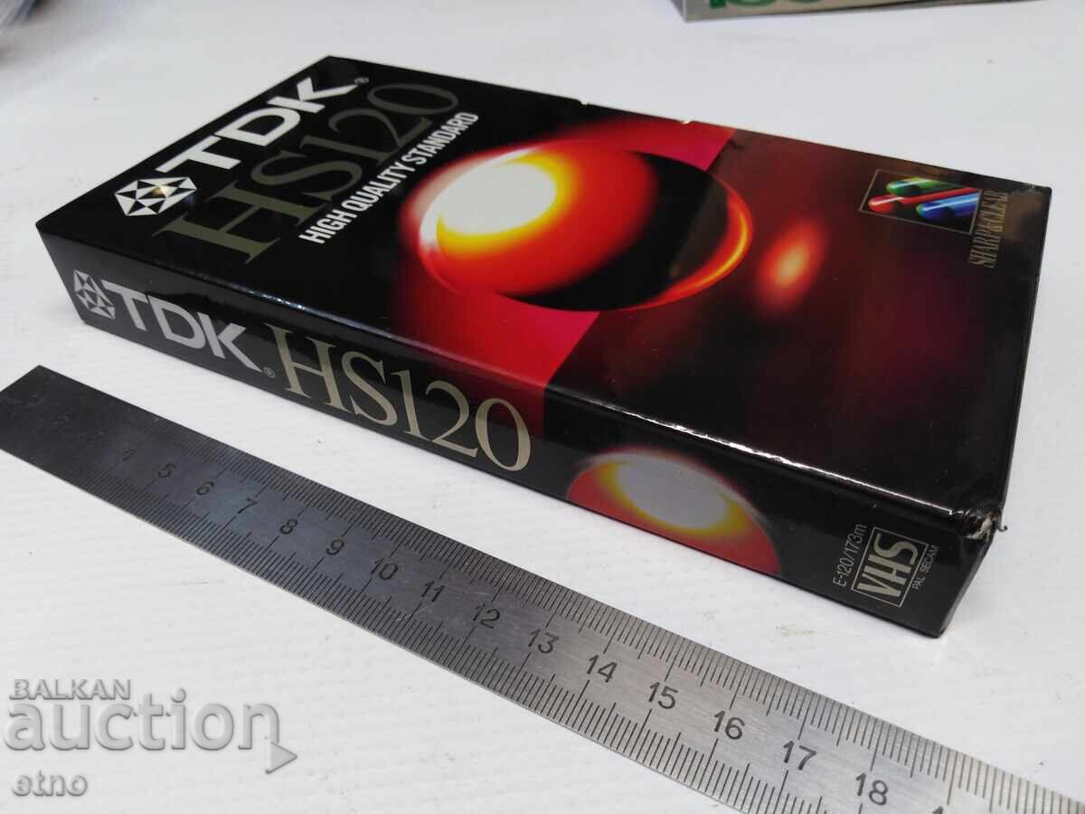 1 τεμάχιο ΚΑΙΝΟΥΡΓΙΑ ΒΙΝΤΕΟ ΚΑΣΕΤΑ - TDK HS120