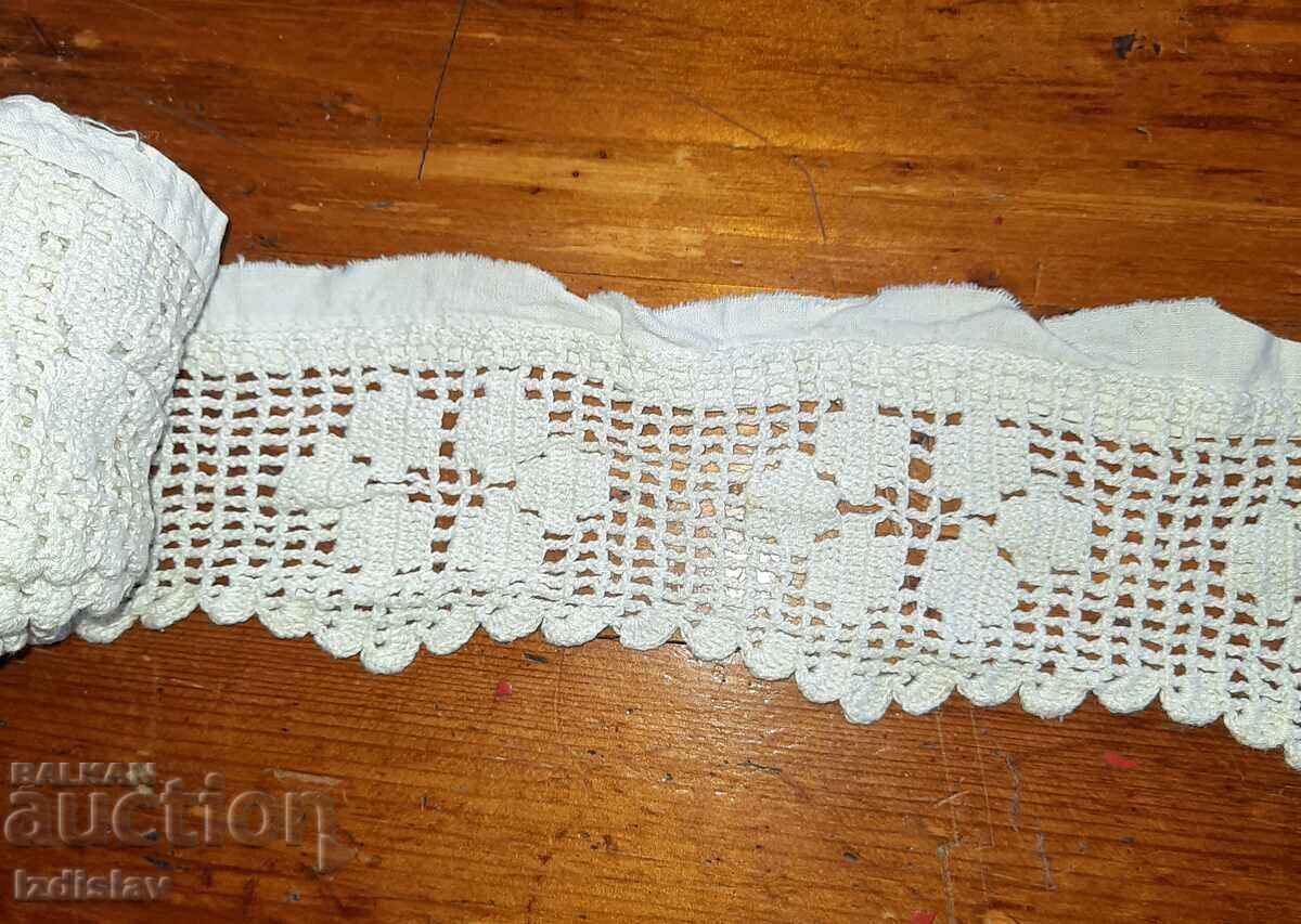 Hand-knitted lace with price 65.00 BGN | € 33.23 Hand-knitted lace with price 65.00 BGN | € 33.23