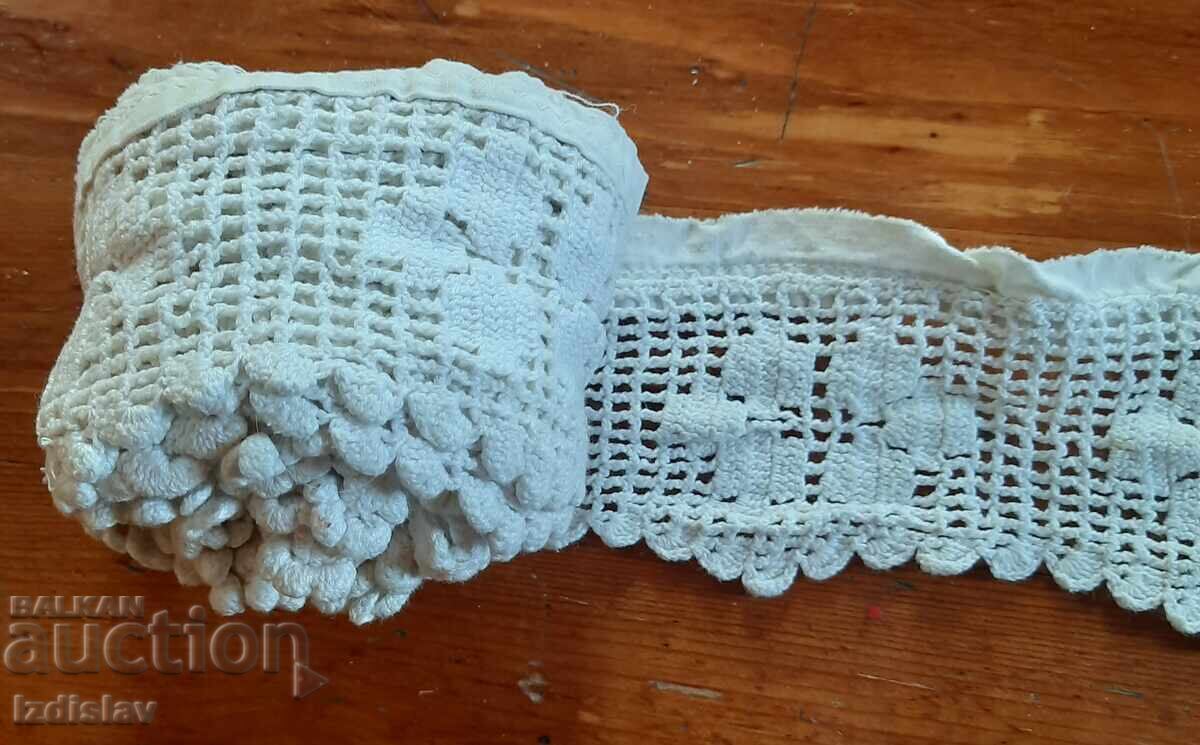 Hand-knitted lace Hand-knitted lace