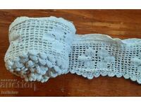 Hand-knitted lace