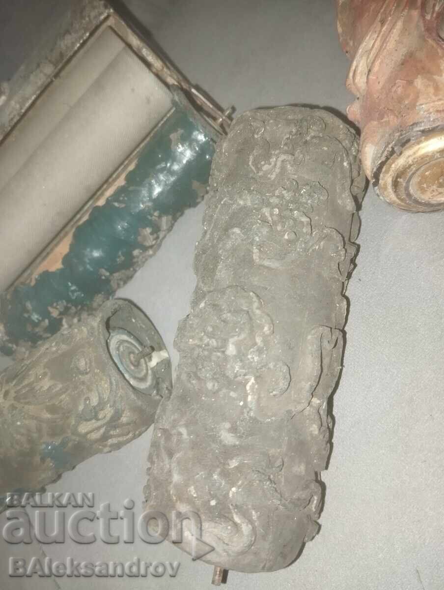 Παλιό ρολό διακόσμησης με τρία ρολά - 6