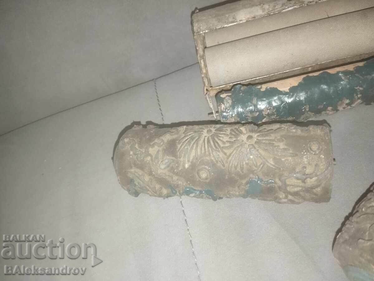 Παλιό ρολό διακόσμησης με τρία ρολά - 7