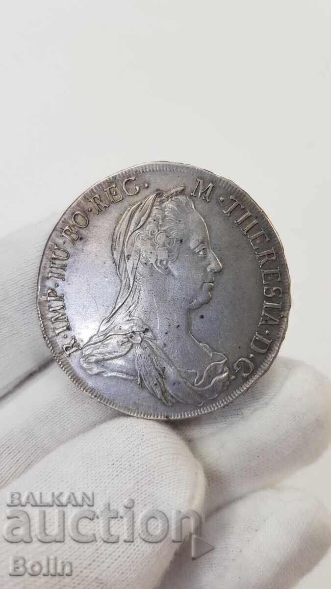Рядка сребърна монета Талер 1780 Мария Тереза A.H.G.S.