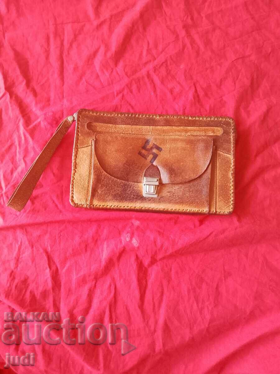 Geantă piele naturală al Treilea Reich