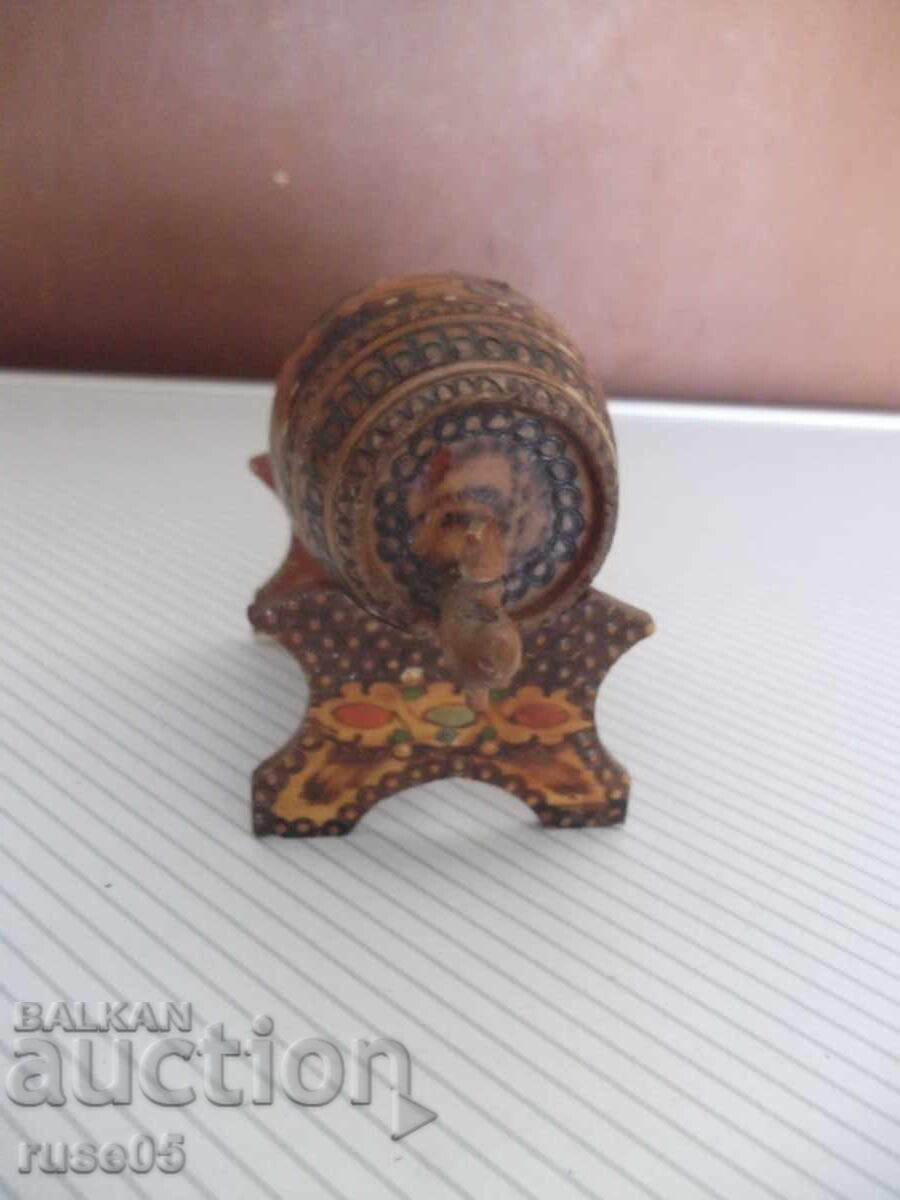 Πυρογραφημένο ξύλινο μπουρέ σε βάση - 6