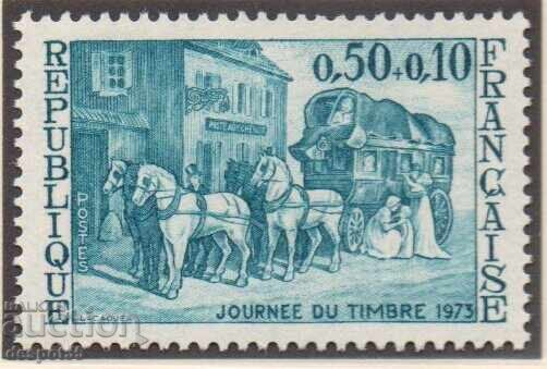 1973. Франция. Ден на пощенската марка.