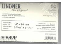 Pachet 50 buc. folii PVC rigide pentru protecția cartonașelor mici