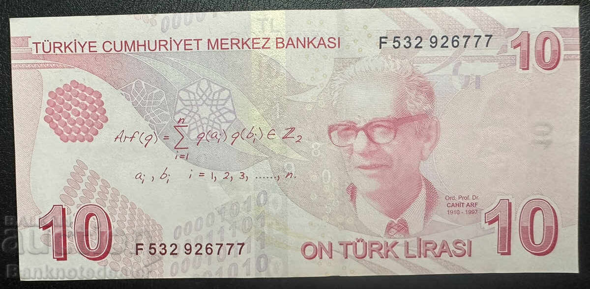 Τουρκία 10 Λίρες 1970 (2009) Pick 223 Ref 6777 με τιμή 6.00 BGN | € 3.07 Τουρκία 10 Λίρες 1970 (2009) Pick 223 Ref 6777 με τιμή 6.00 BGN | € 3.07