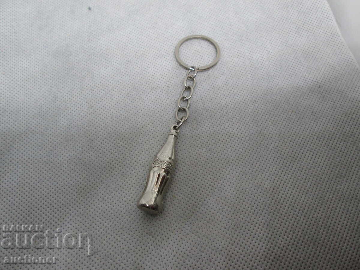 МИНИ МЕТАЛНА БУТИЛКА  COCA COLA 60-те ГОДИНИ КЛЮЧОДЪРЖАТЕЛ - 6