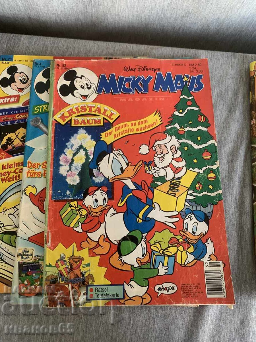 Lot of 6 Micky Maus books - 5 Lot of 6 Micky Maus books - 5