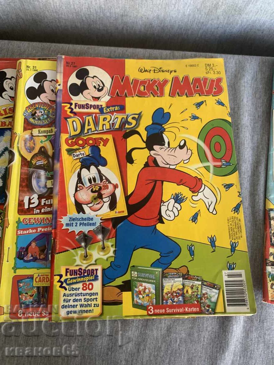 Lot of 6 Micky Maus books - 7 Lot of 6 Micky Maus books - 7