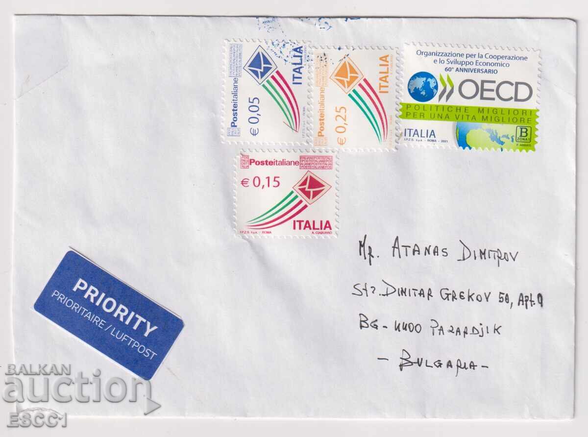 Plic Călătorit Organizație 2021 Poștă din Italia