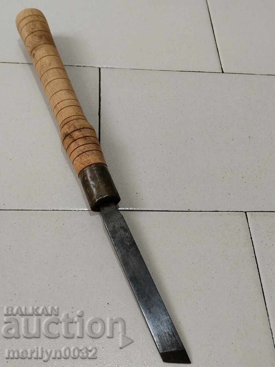 Аукцион Старо марково длето за дърворезба дърводелски инструмент