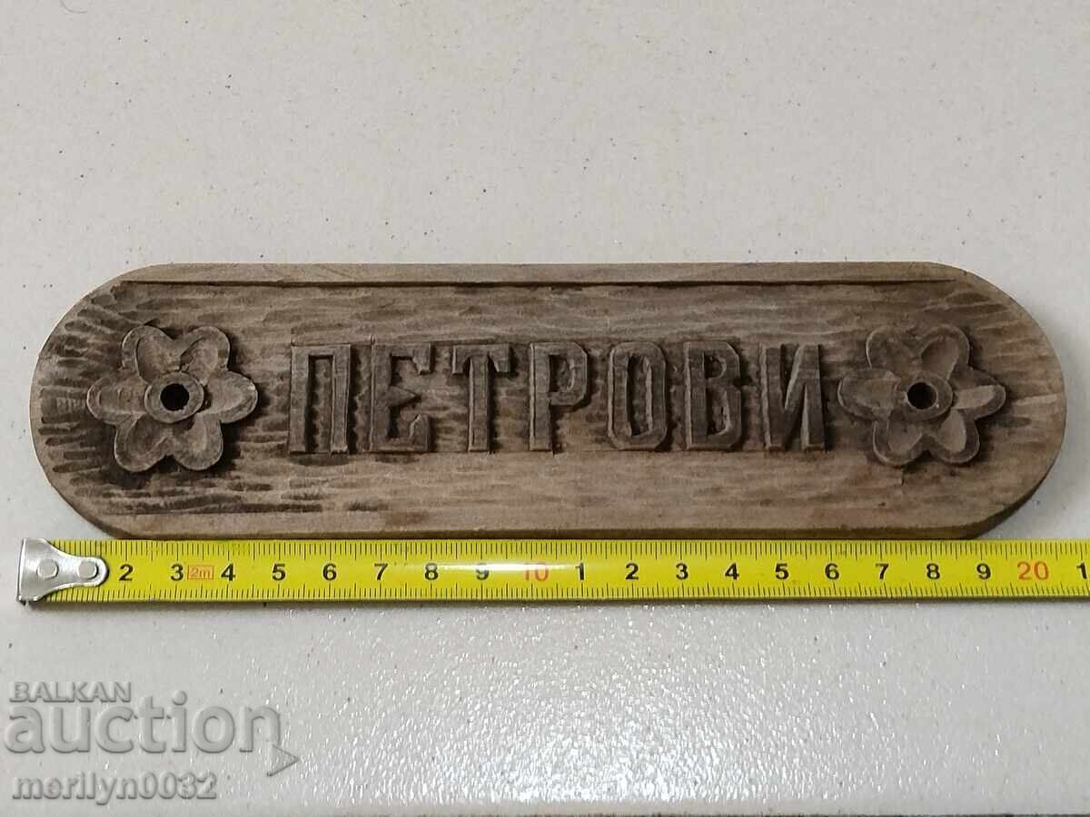 Παράδοση Κοινωνική πινακίδα, ξύλινη πινακίδα Παράδοση Κοινωνική πινακίδα, ξύλινη πινακίδα