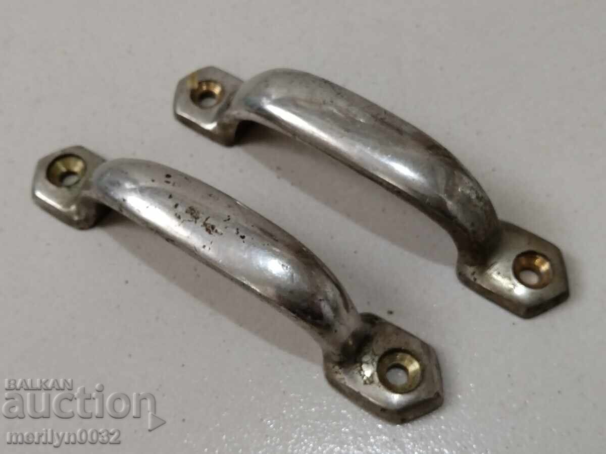 Bronze hardware, a pair of old safe handles with price 59.50 BGN | € 30.42