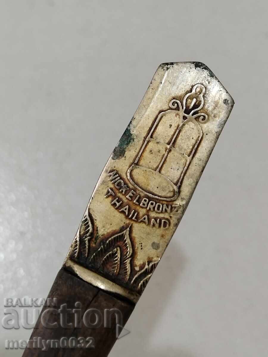 Lingură veche de bronz - 5