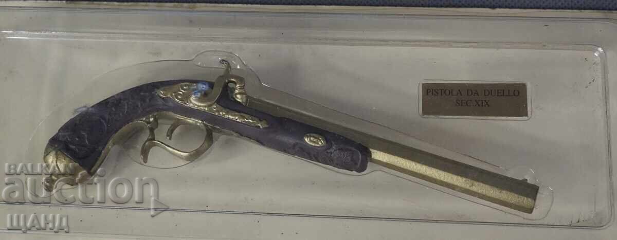 Умален метален Модел на кремъчен пистолет с цена 10.25 лв. | € 5.24