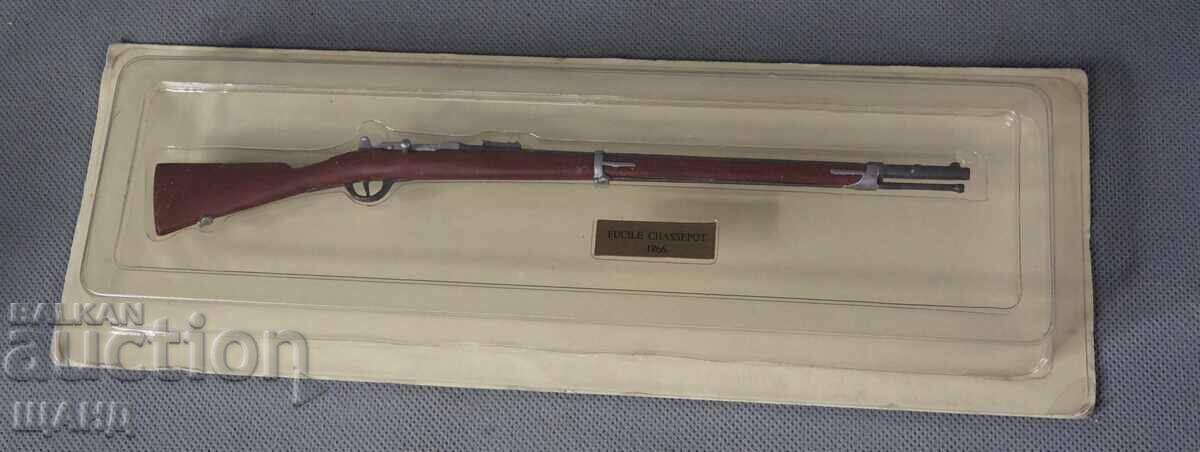Μειωμένο μεταλλικό μοντέλο τυφεκίου CHASSEPOT του 1866